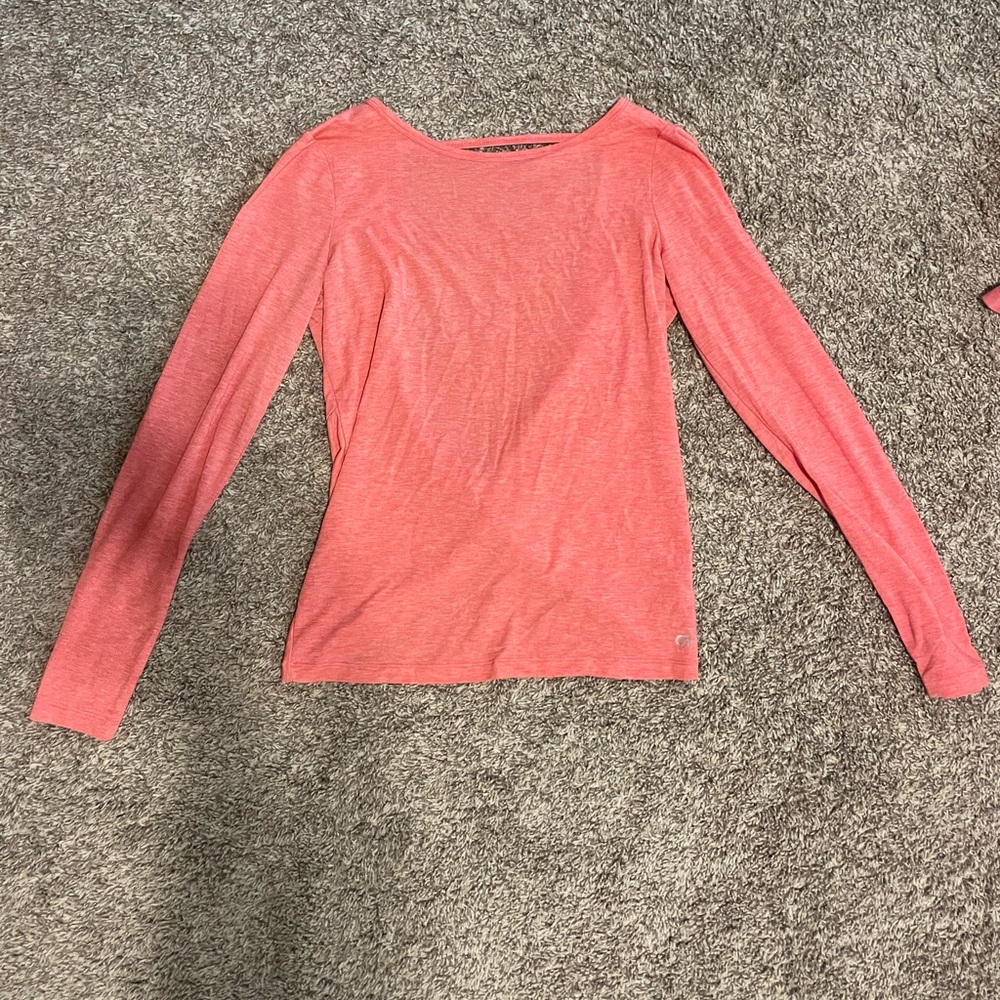 Women's Coral Long Sleeve Top